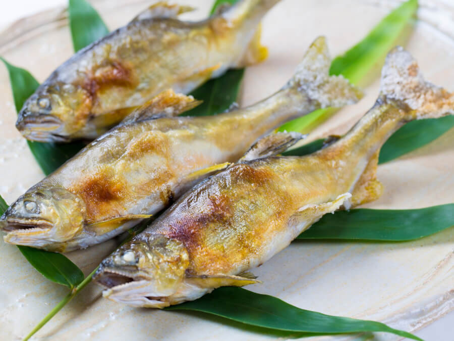 鮎の塩焼き